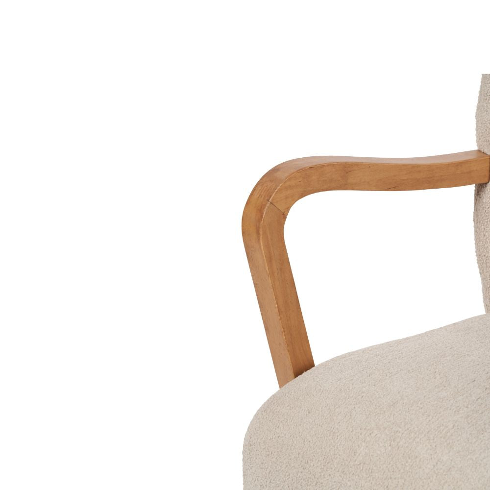 Sennori Taupe Armchair
