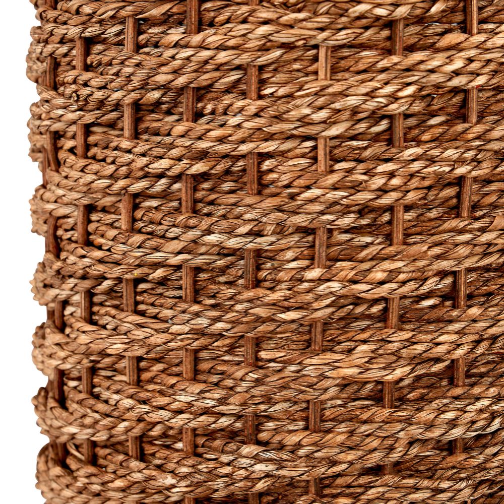 Andros Seagrass Brown Woven Table Lamp