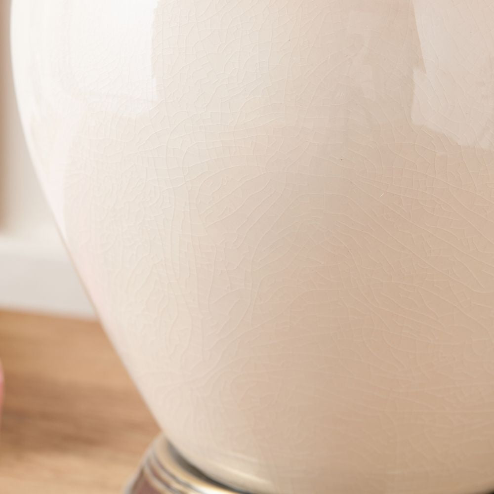 Hadley Ceramic Cream Table Lamp