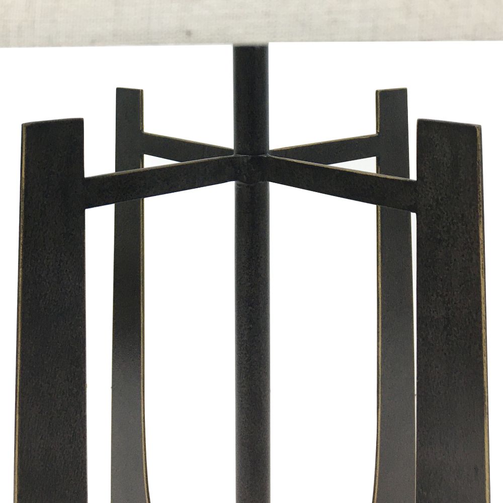 Glenthorpe Iron and Linen Table Lamp