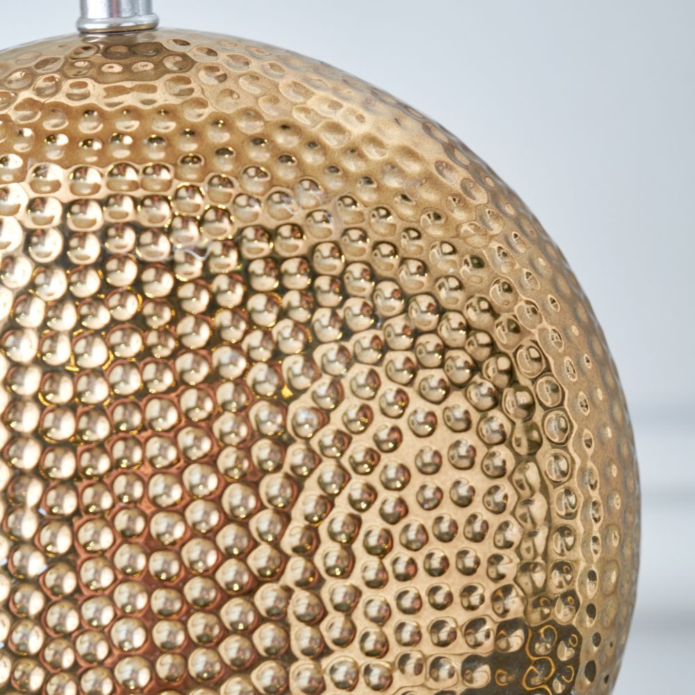 Mabel Ceramic Bronze Dot Textured Table Lamp