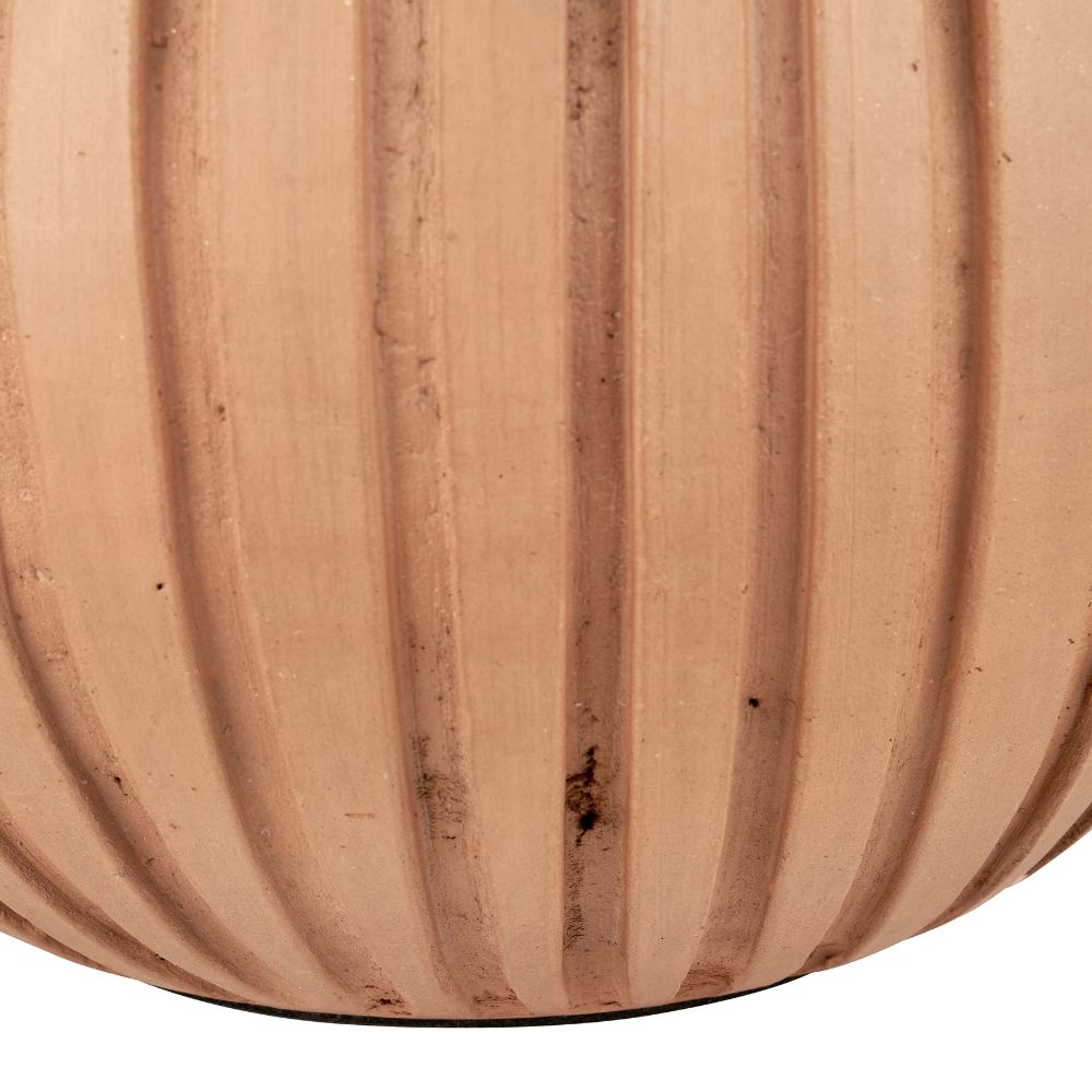 Ezekiel Terracotta Textured Ball Table Lamp