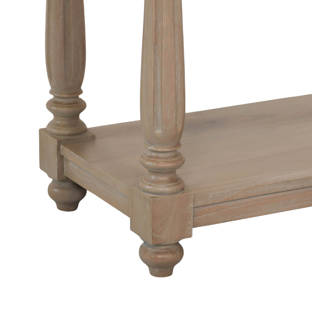 Arbouré White Cedar Farmhouse Console Table