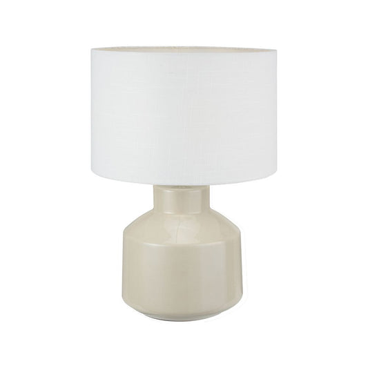 Nora Cream Crackle Effect Table Lamp