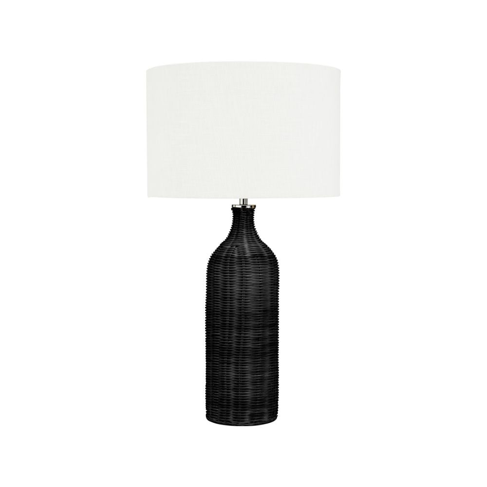 Anika Rattan Bottle Table Lamp