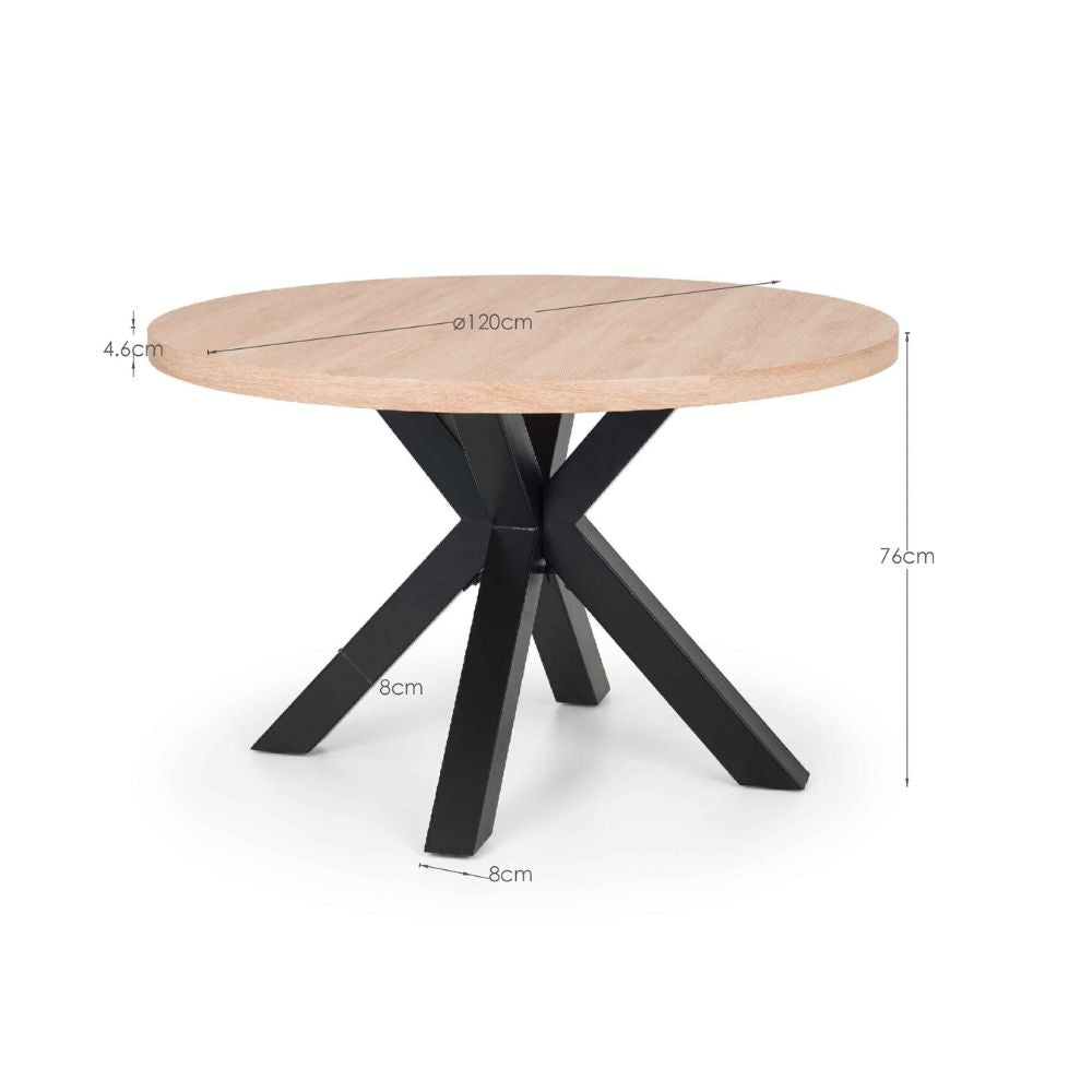 Berwick 1.2m Round Dining Table