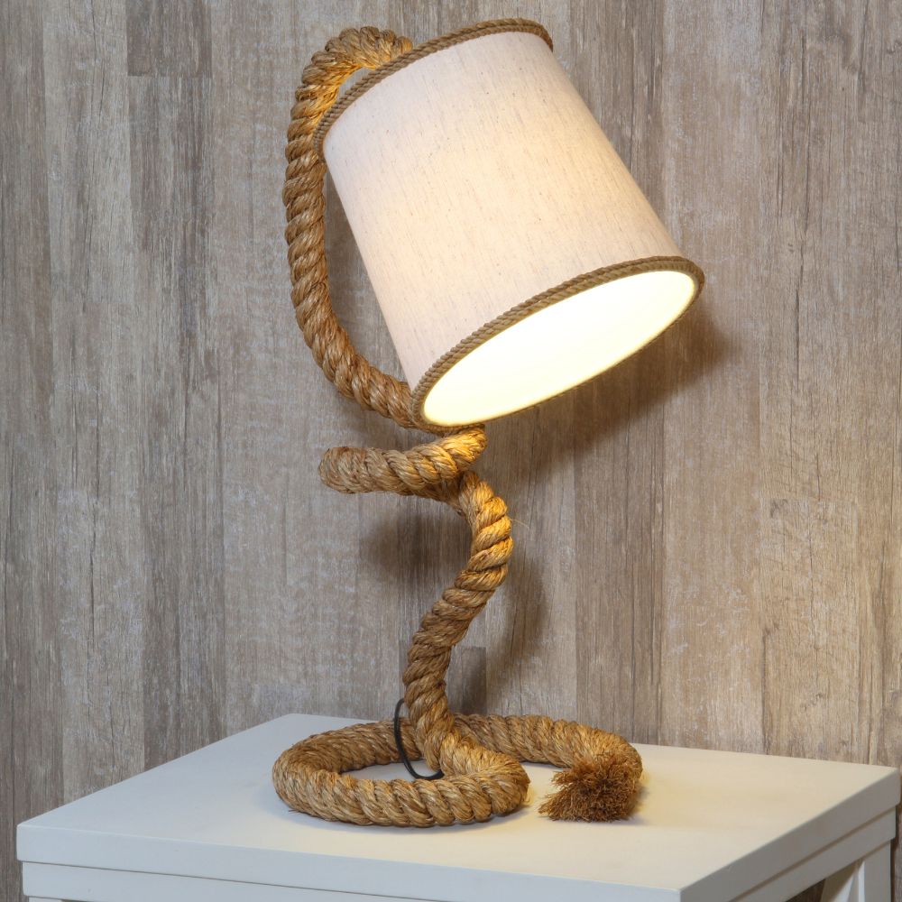 Martindale Rope and Jute Task Table Lamp