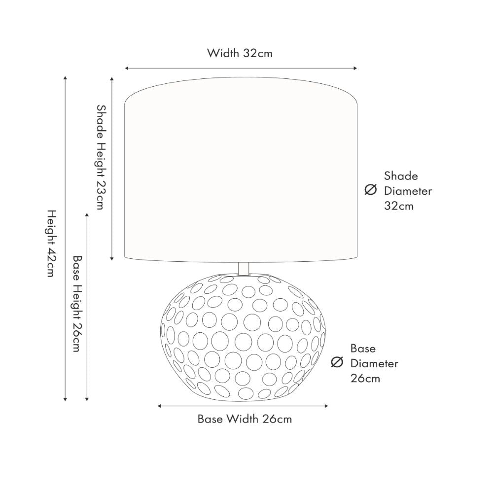 Dante Mango Wood Antique Black Table Lamp