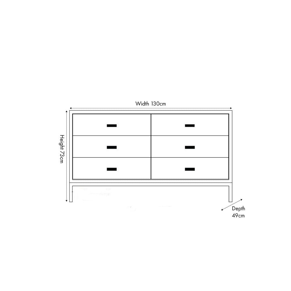 Ambroso Grey Wash Mango Wood Sideboard