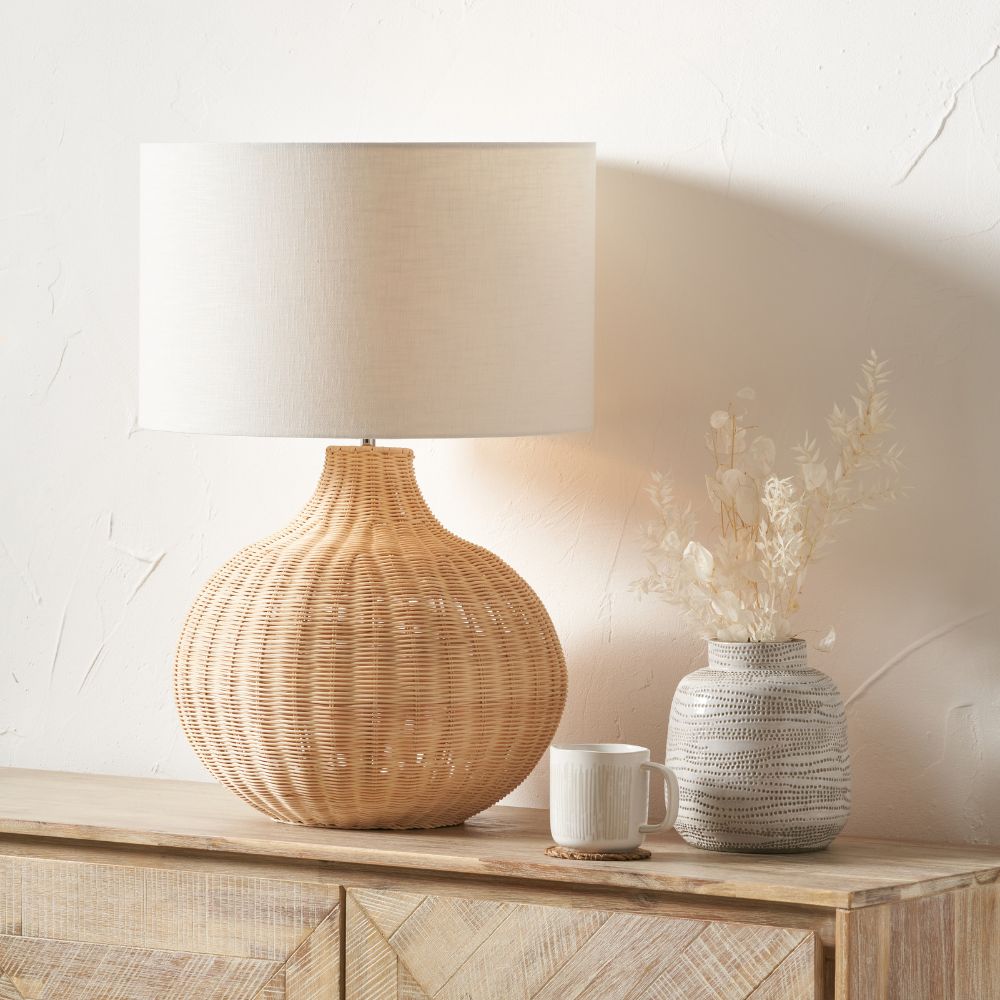 Allona Rattan Table Lamp