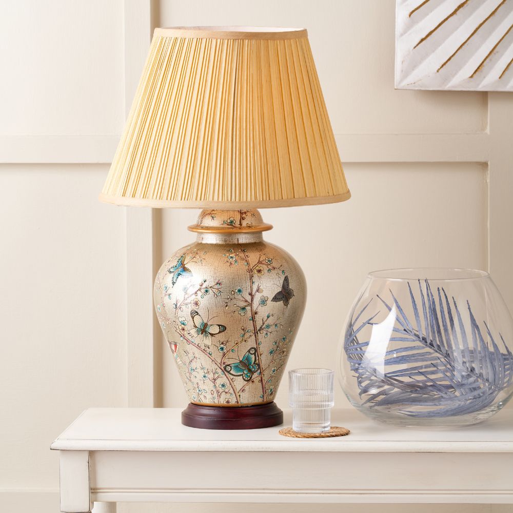 Papillon Ceramic Butterfly Table Lamp