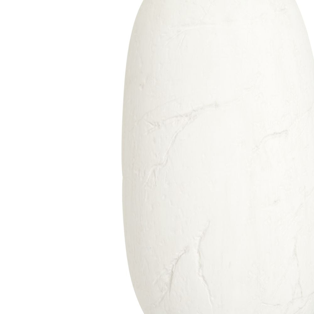 Ceramic Erika White Vintage Textured Table Lamp