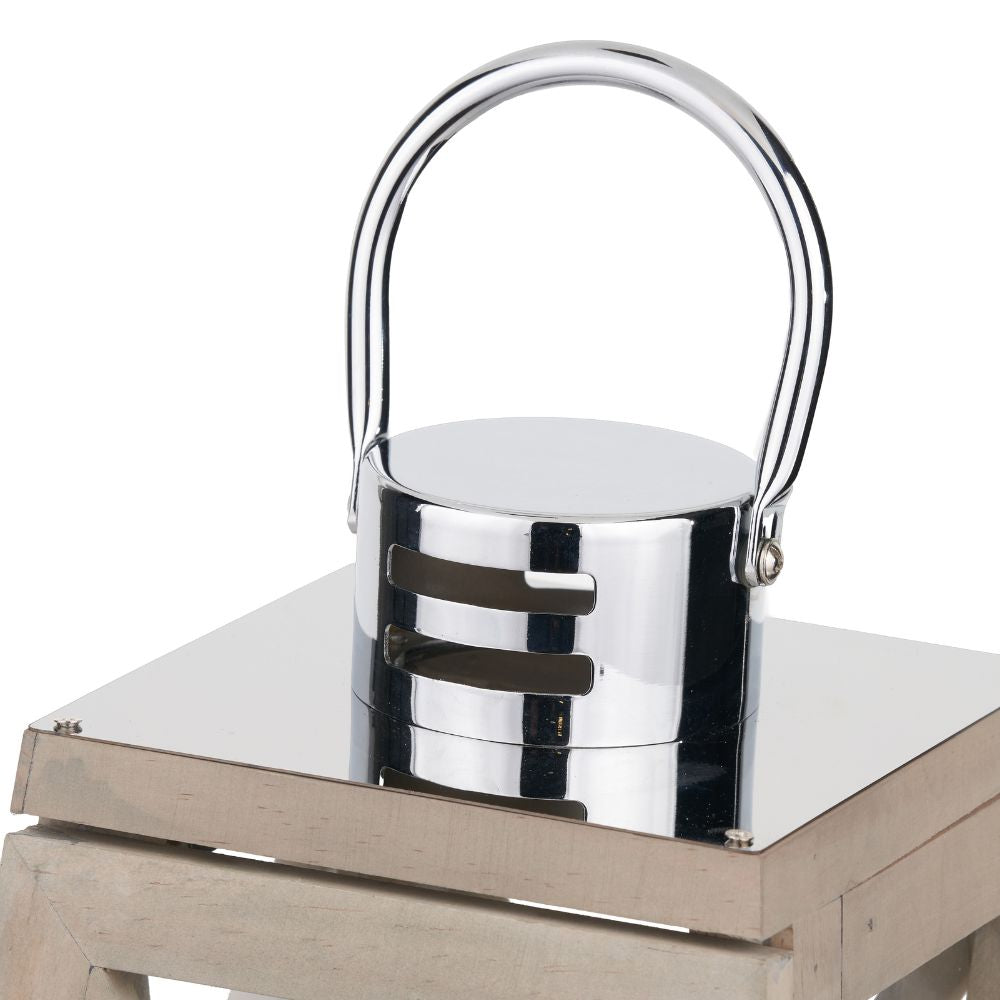 Devon Chrome Lantern Table Lamp