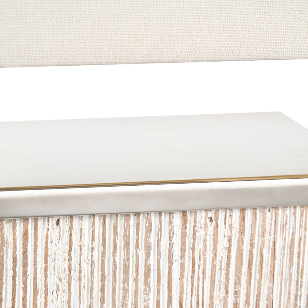 Hampton Wood White Wash Table Lamp