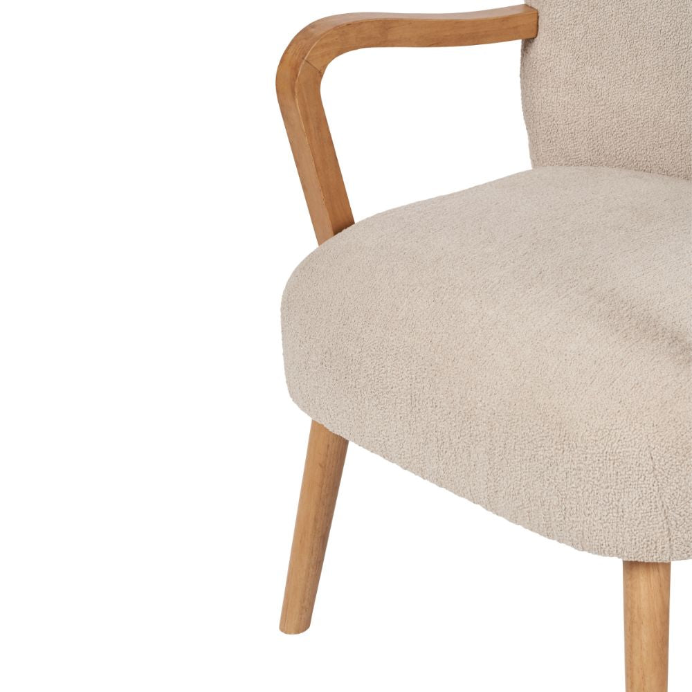 Sennori Taupe Armchair