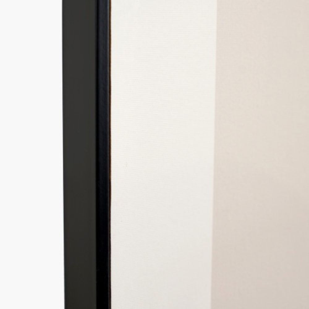 Art Deco Print with Linear Gold Detail and Black Frame