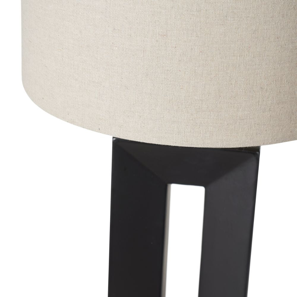 Block Ceramic Black Tall Table Lamp