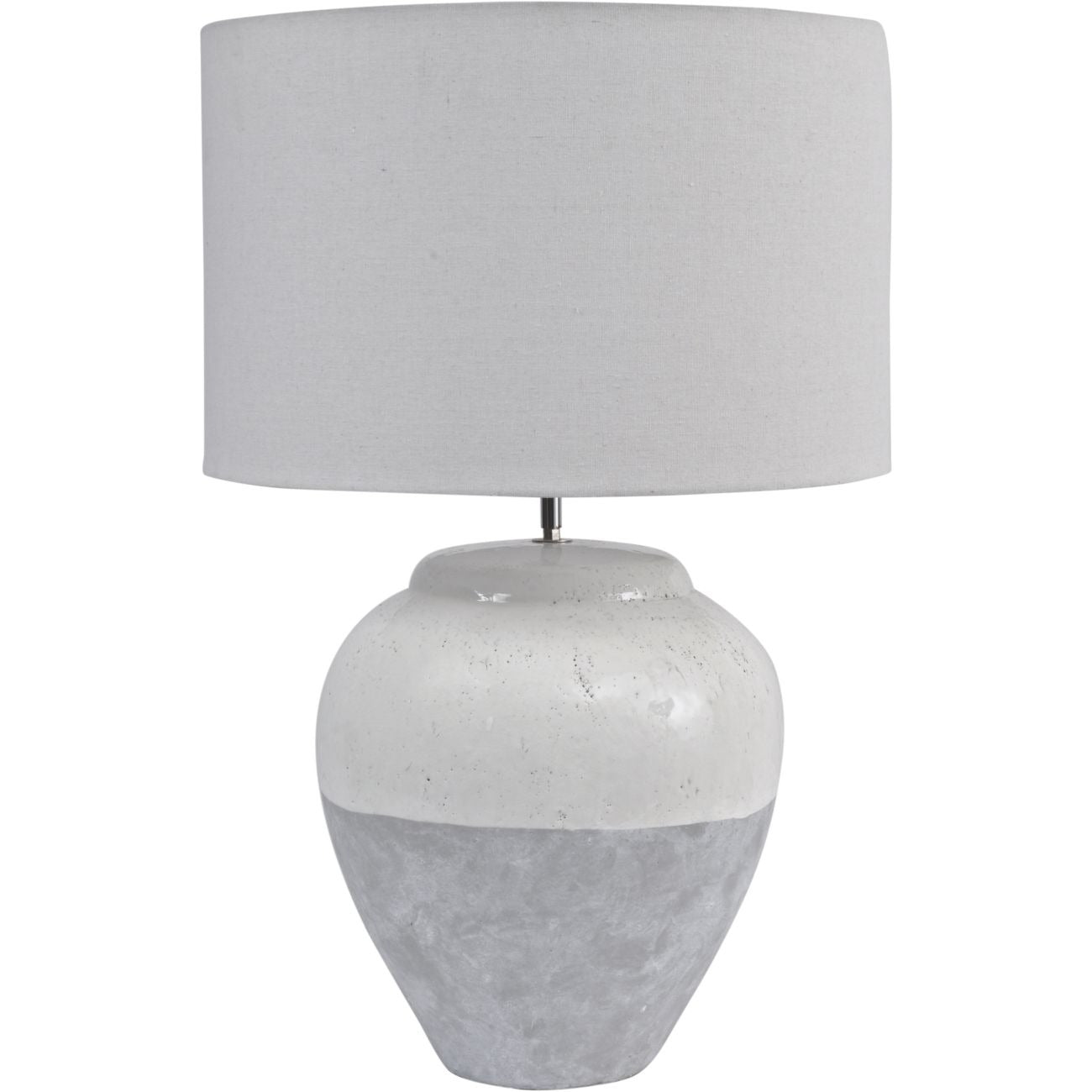 Skyline Porcelain Grey Table Lamp