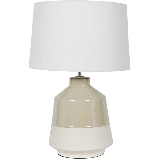 Canterbury Soft Green Dipped Glaze Table Lamp