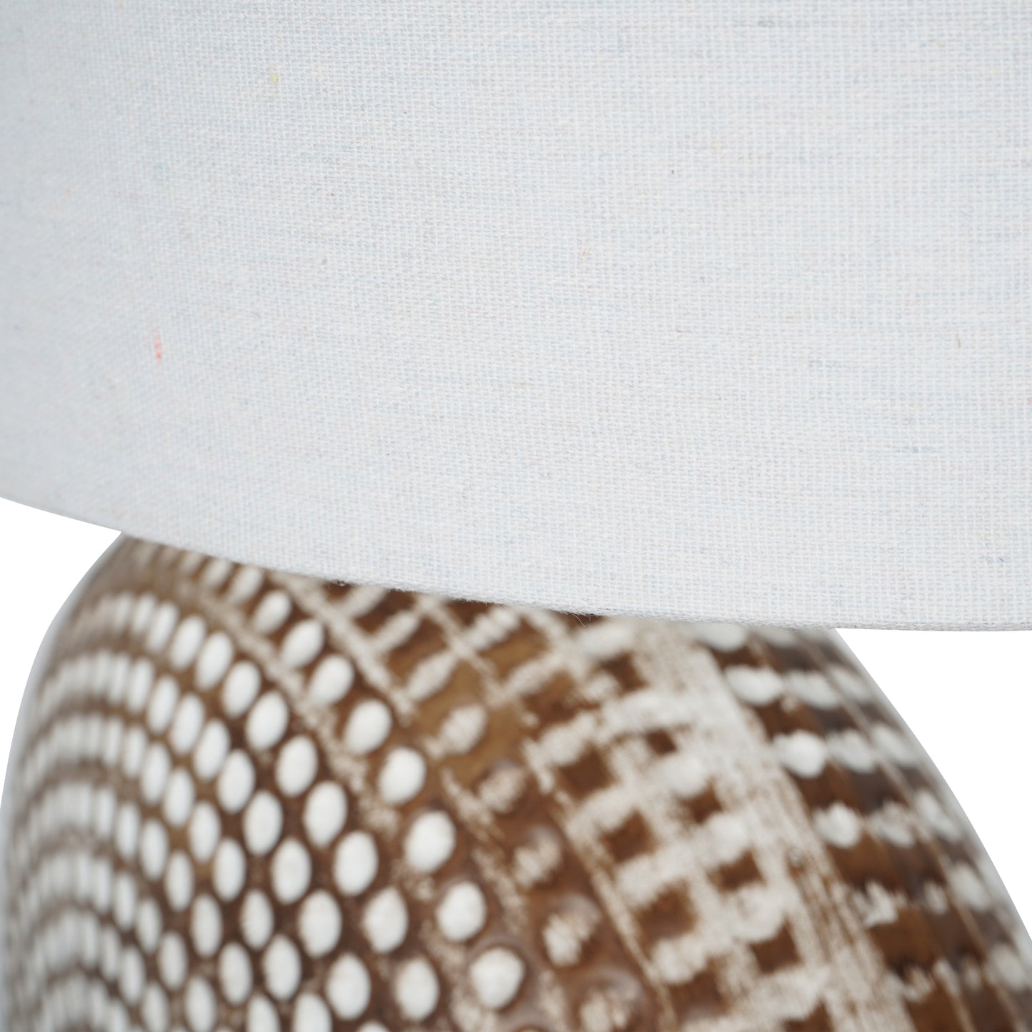 Chariot Round Ceramic Table Lamp