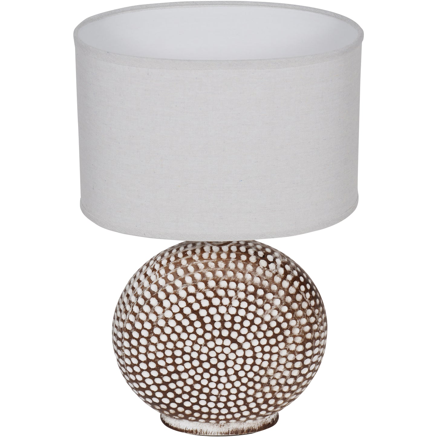 Chariot Ceramic Round Ceramic Table Lamp