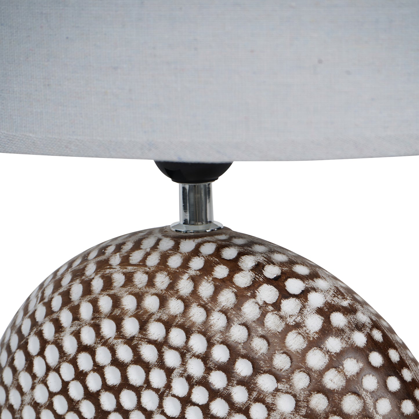 Chariot Ceramic Round Ceramic Table Lamp