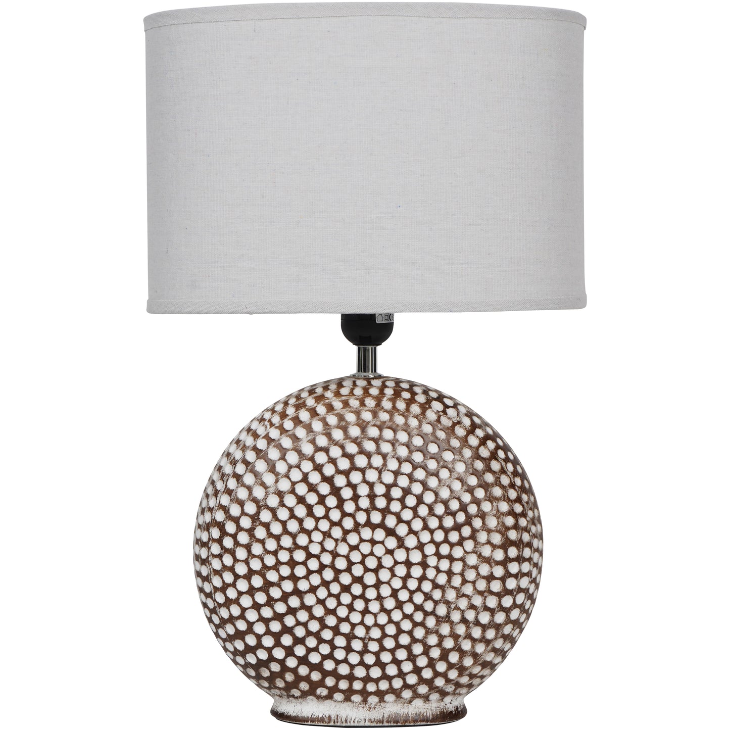 Chariot Ceramic Round Ceramic Table Lamp