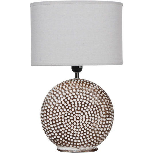 Chariot Ceramic Round Ceramic Table Lamp