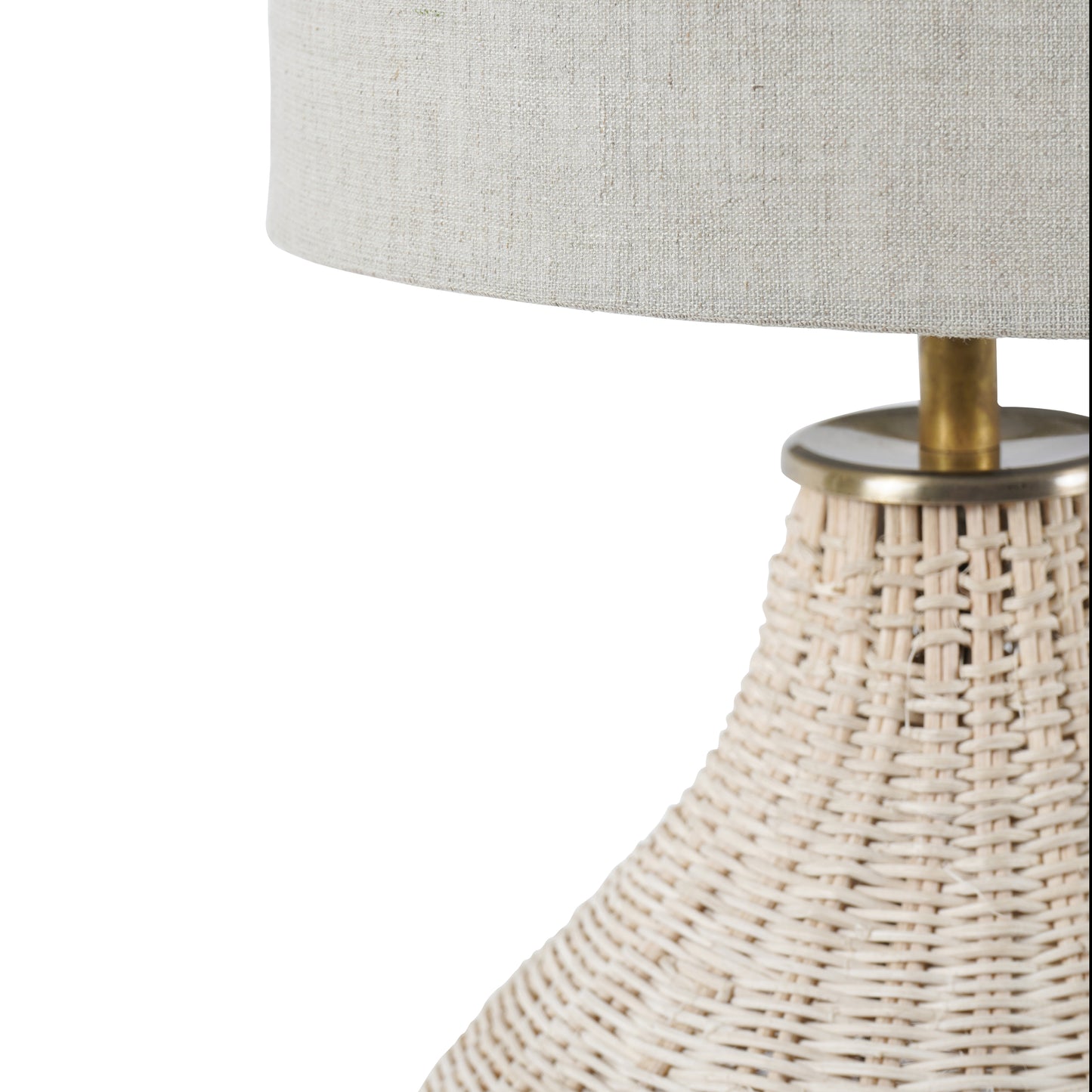 Natural Rattan Large Table Lamp