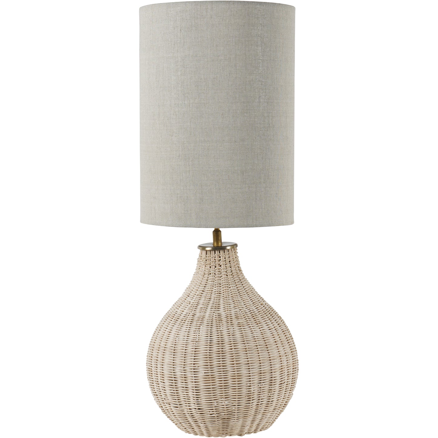 Natural Rattan Large Table Lamp