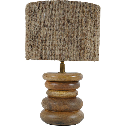 Leon Solid Wood Small Table Lamp