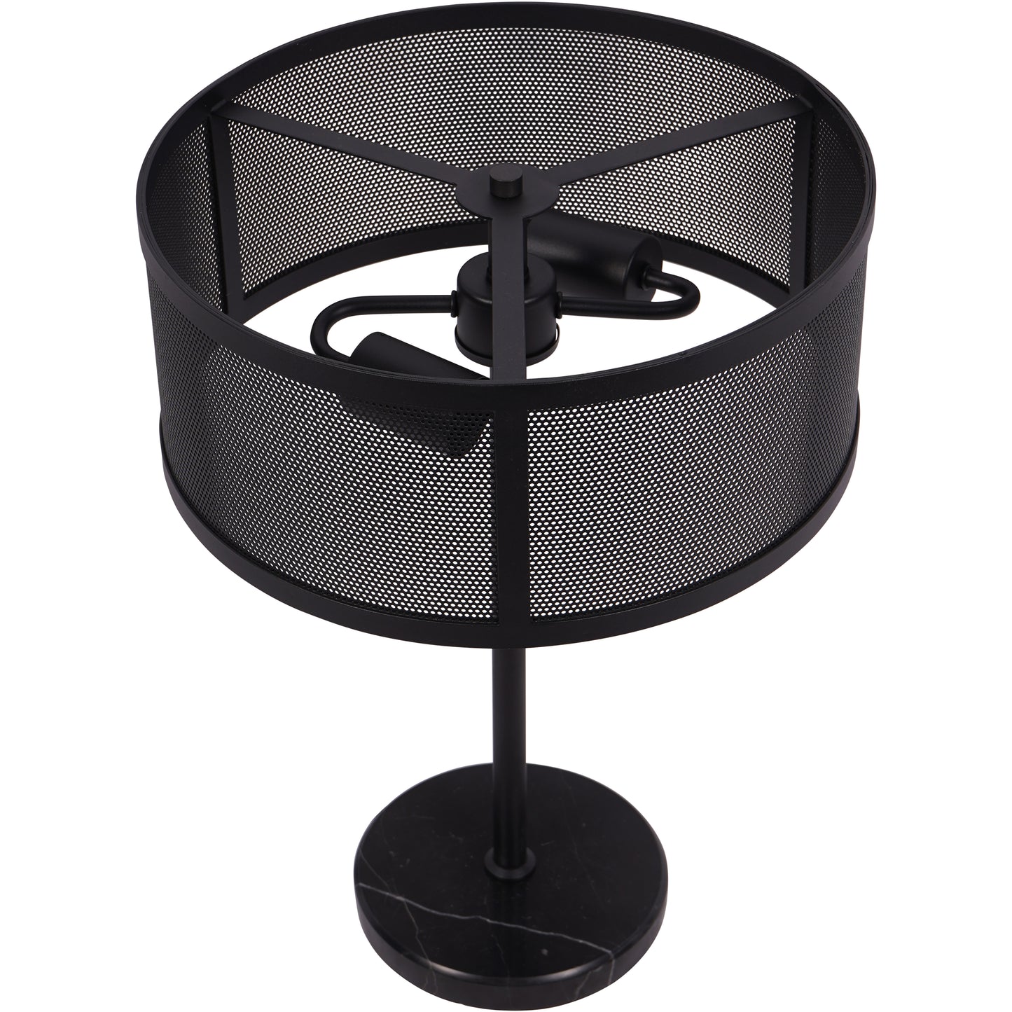 Storm Mesh Black Table Lamp