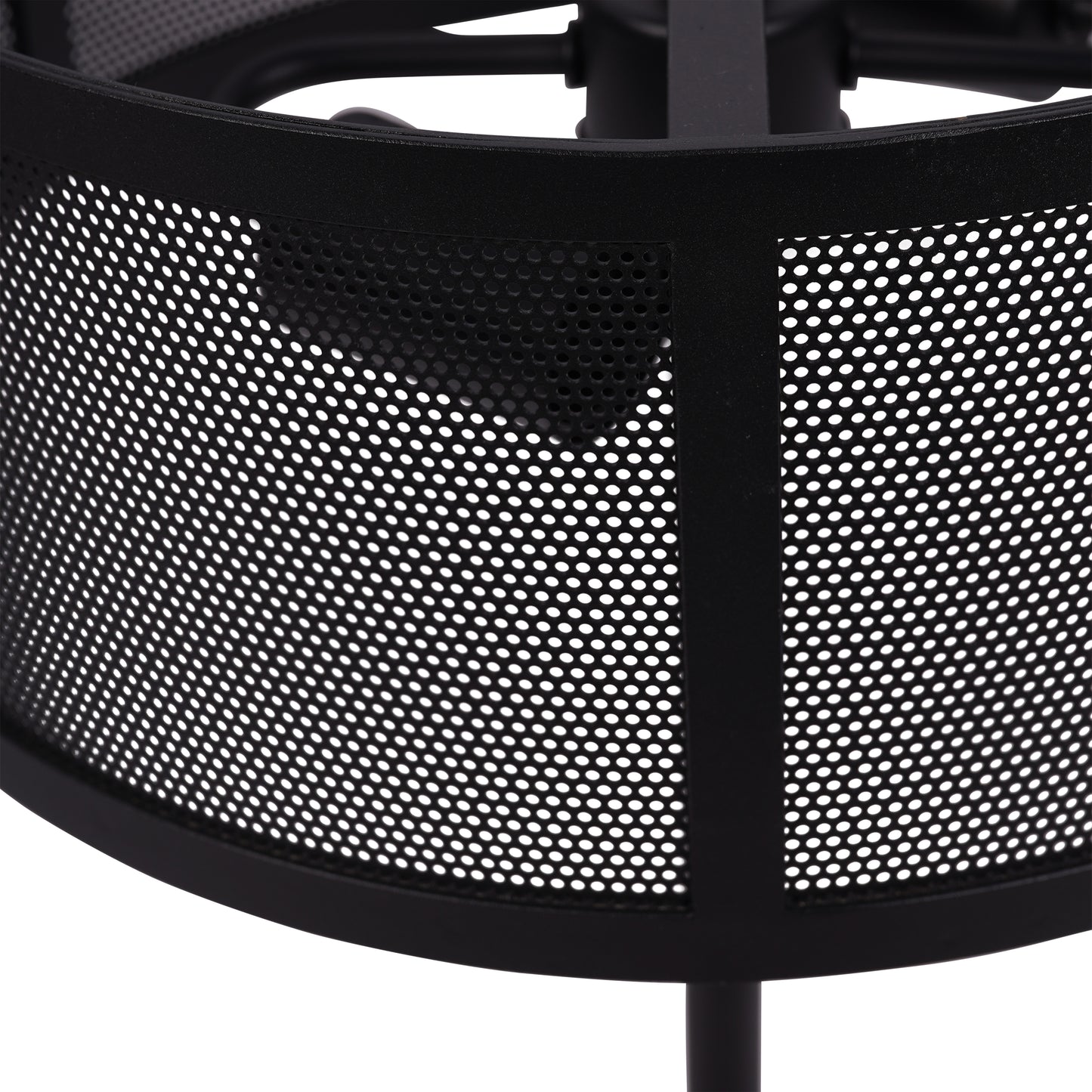 Storm Mesh Black Table Lamp