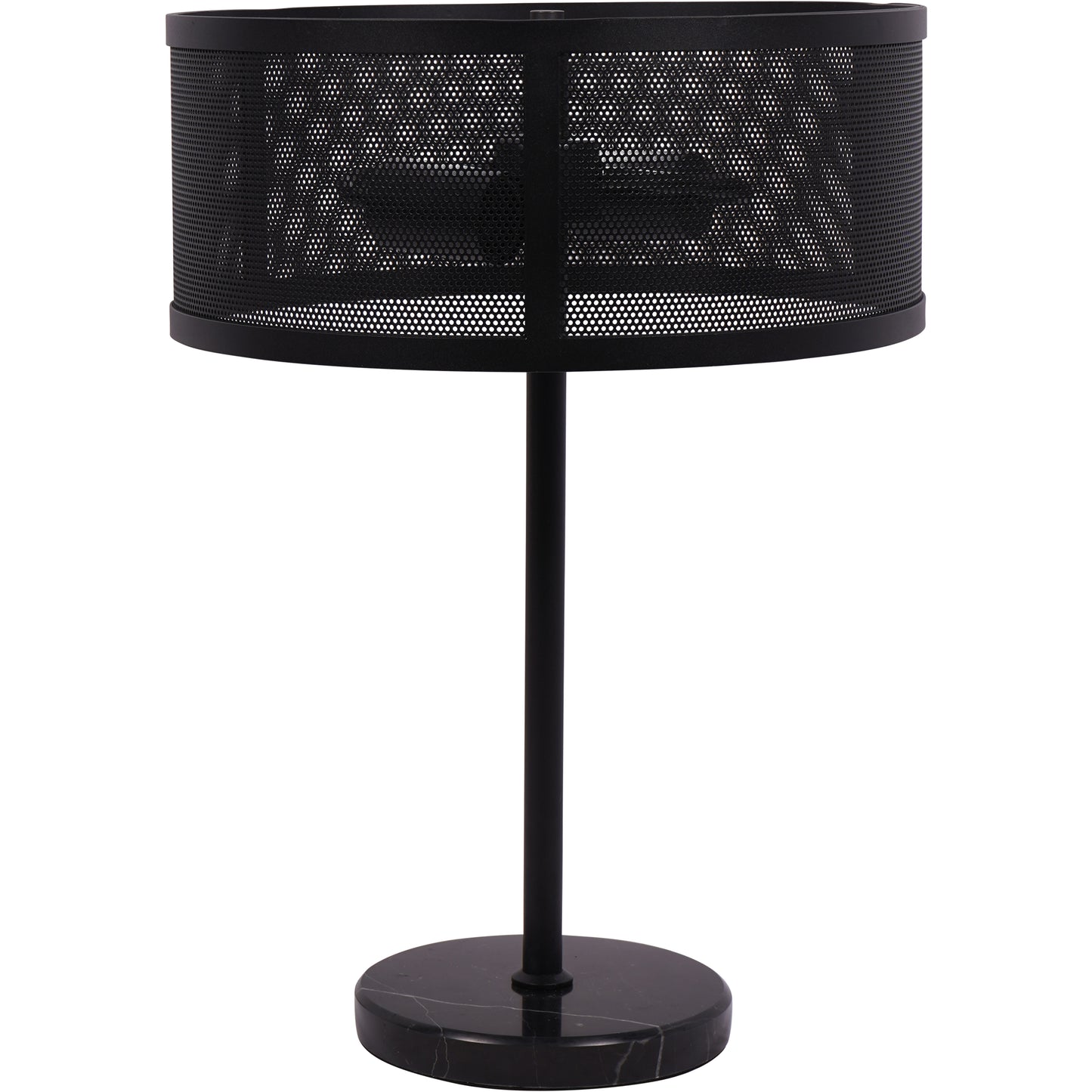 Storm Mesh Black Table Lamp