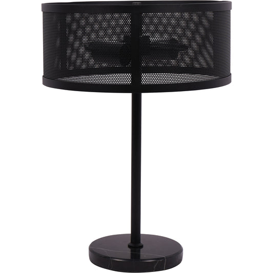 Storm Mesh Black Table Lamp