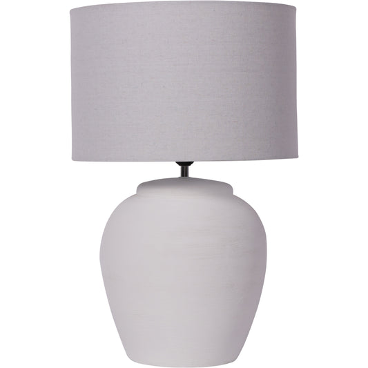 Rhodes Ceramic White Table Lamp