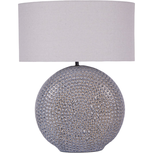 Lugo Ceramic Grey Table Lamp