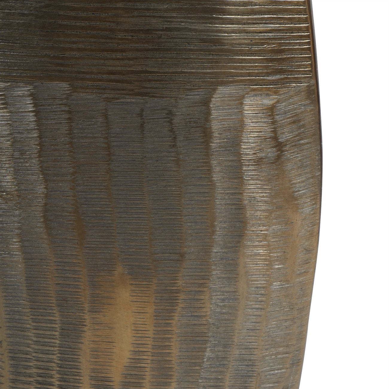 Southwold Textured Oval Antique Brass 80cm Vase