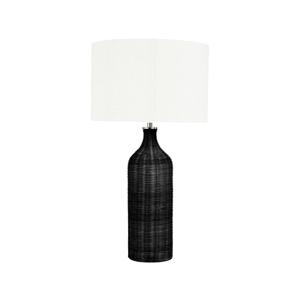 Anika Rattan Bottle Table Lamp