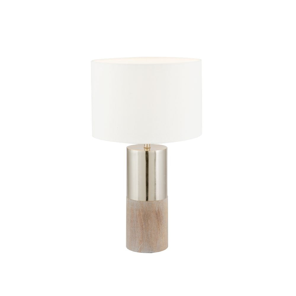 Etosha Wood and Metal Table Lamp