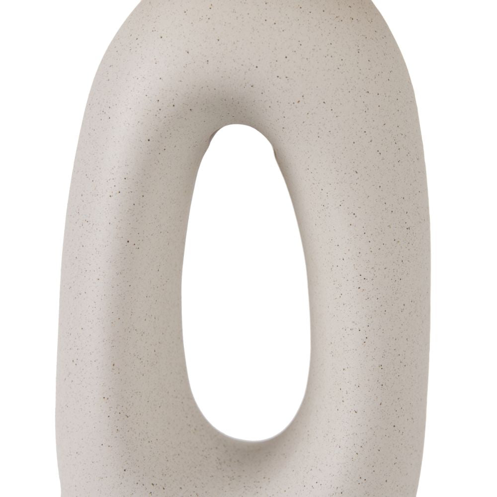 Laila Ceramic Natural Organic Tall Table Lamp