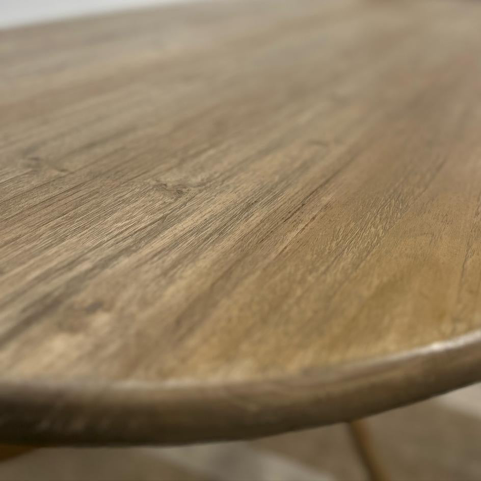 Teak Oval Dining Table