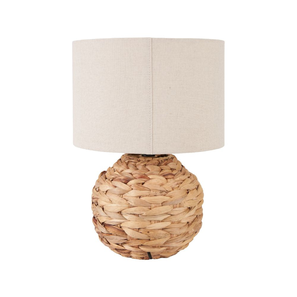 Zadi Water Hyacinth Natural Plaited Table Lamp