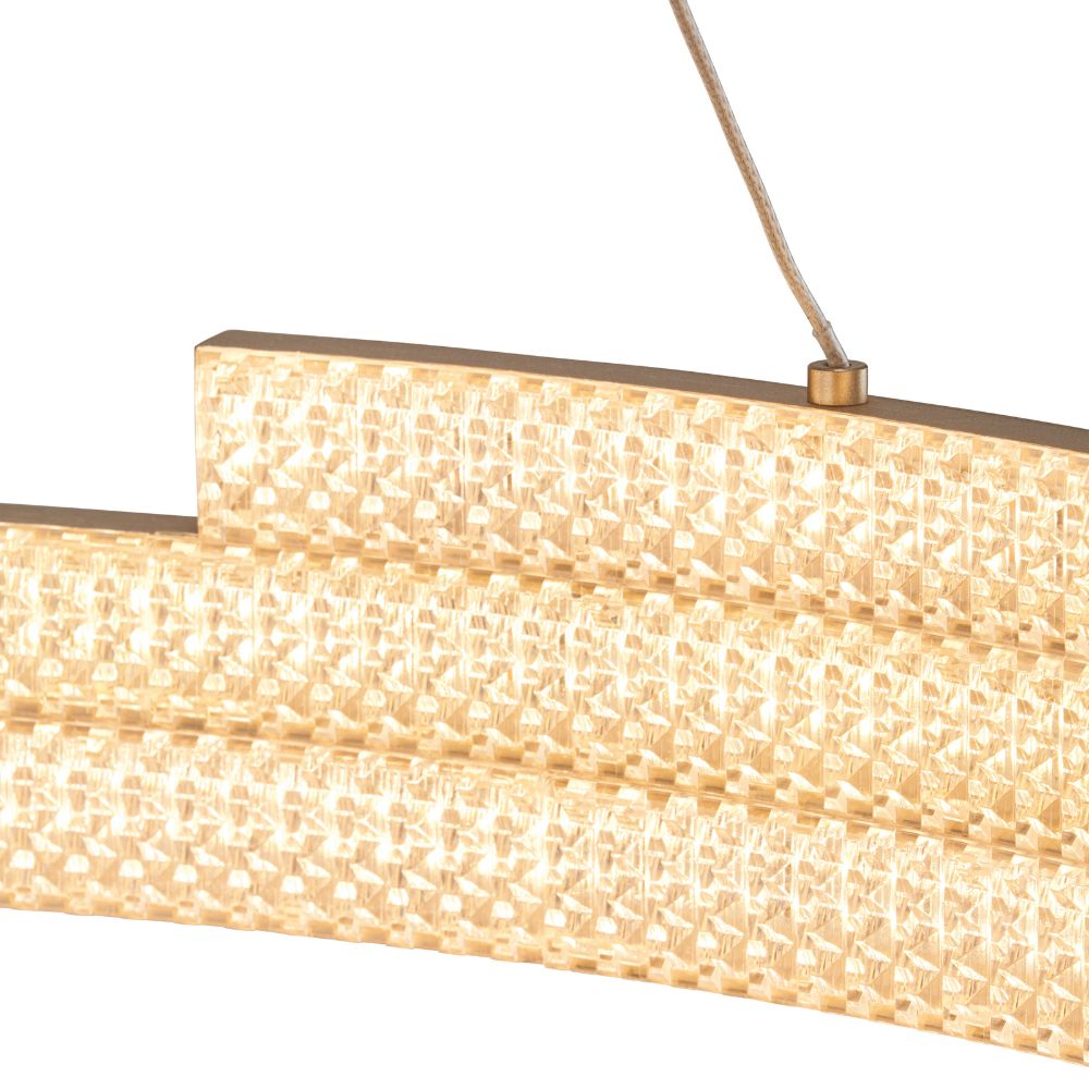 Sienna Metal LED Ring Pendant