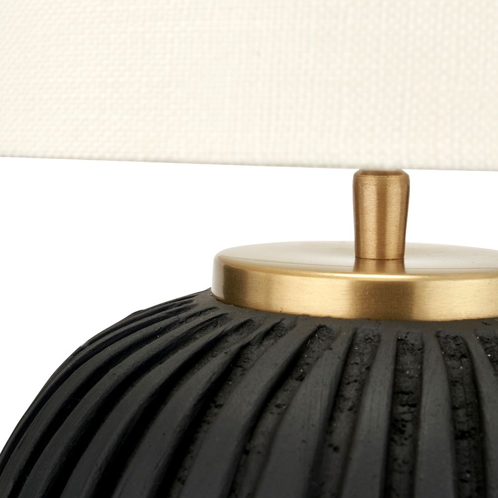 Ezekiel Terracotta Textured Ball Table Lamp