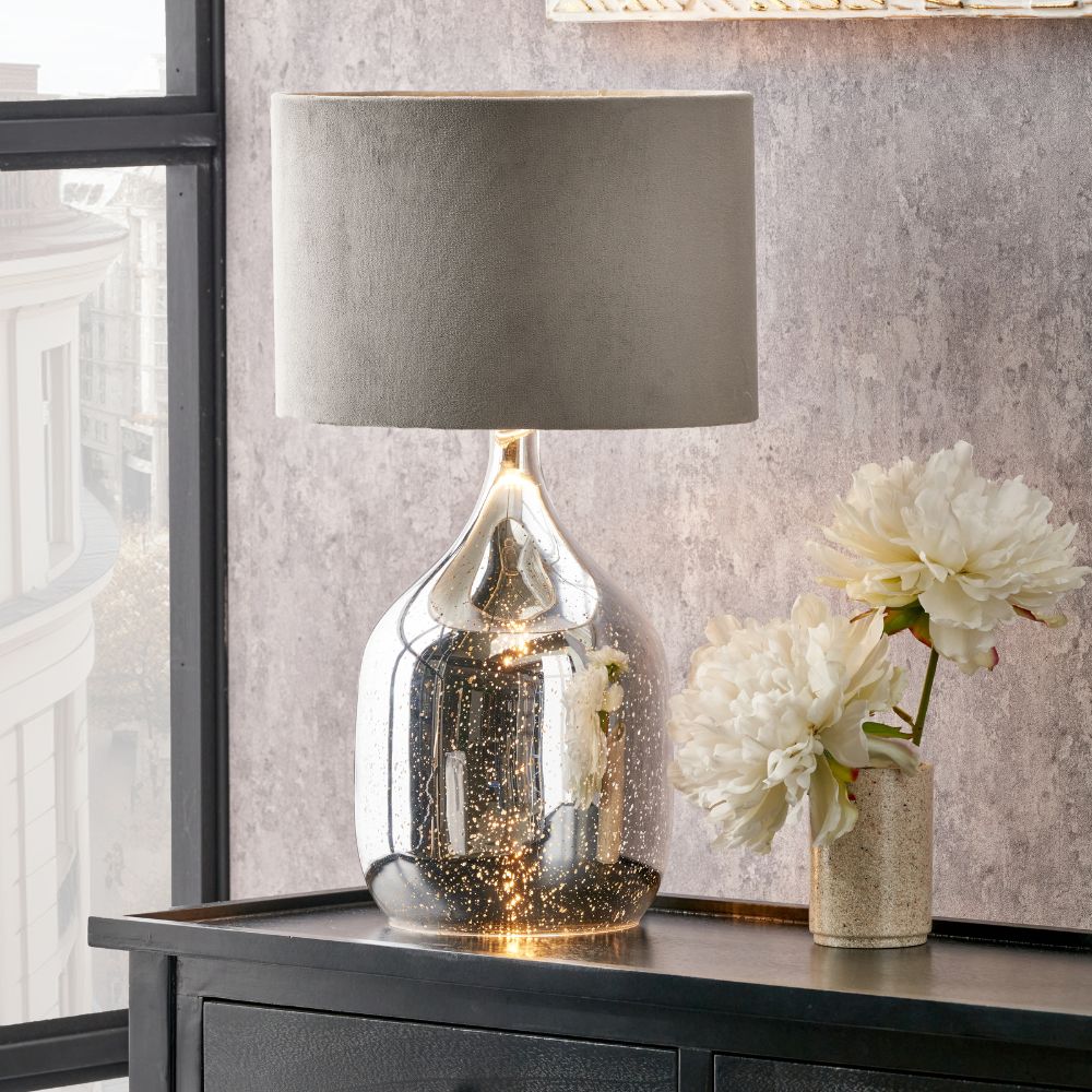 Stellar Glass Mercurial Dual Light Table Lamp