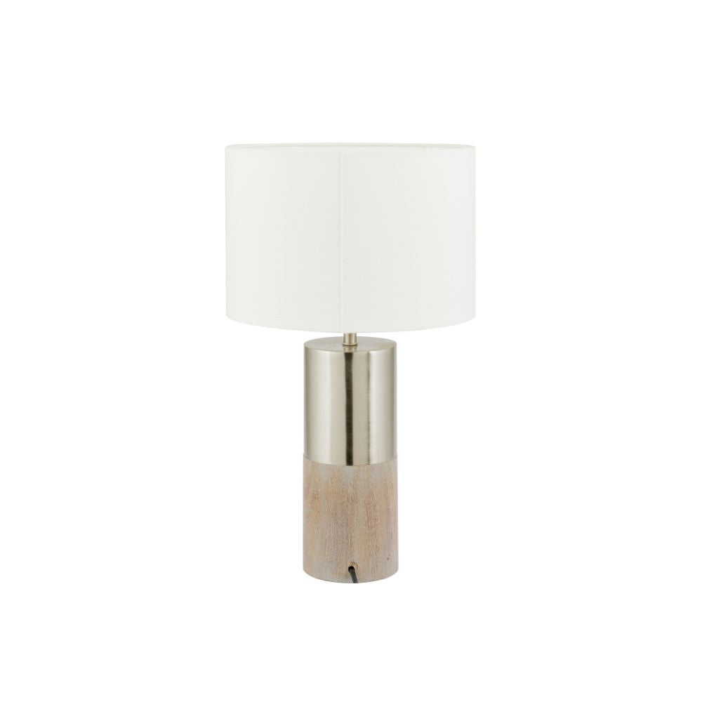 Etosha Wood and Metal Table Lamp