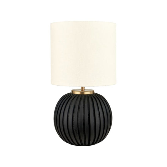 Ezekiel Terracotta Textured Ball Table Lamp