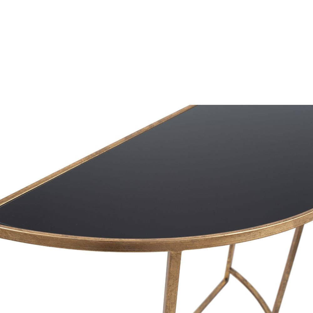 Veneziano Half Moon Console Table
