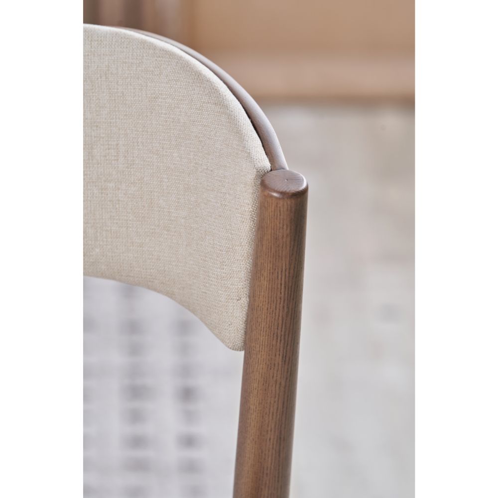 Elias Ash Wood Retro 6 Seater Dining Set